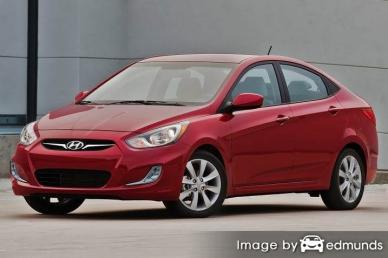 Insurance rates Hyundai Accent in Tampa