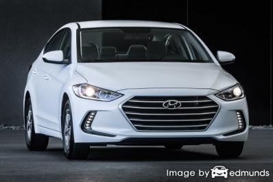 Insurance rates Hyundai Elantra in Tampa