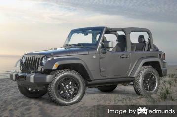 Insurance quote for Jeep Wrangler in Tampa