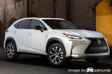 Insurance rates Lexus NX 200t in Tampa