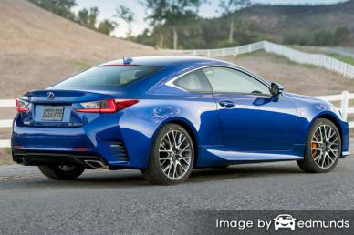 Insurance rates Lexus RC 200t in Tampa