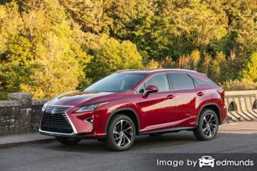 Insurance rates Lexus RX 450h in Tampa