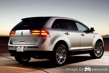 Insurance rates Lincoln MKX in Tampa
