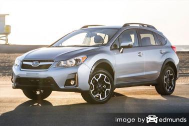 Insurance rates Subaru Crosstrek in Tampa