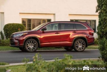 Insurance rates Toyota Highlander in Tampa